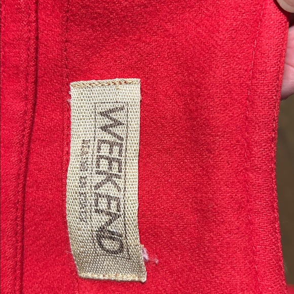 Weekend Red Button-Up Coat - Picture 9 of 9